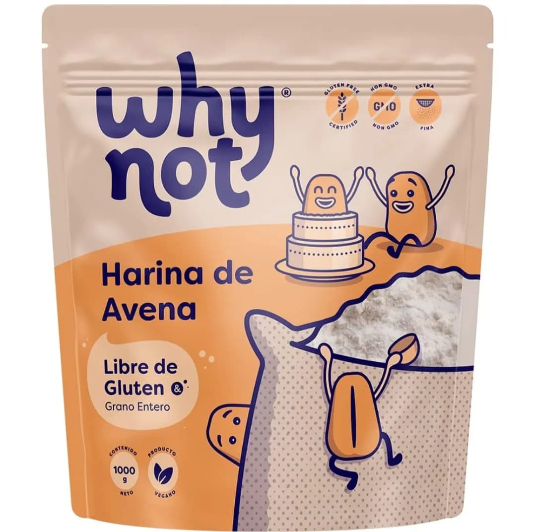 Harina de avena 1000 grs