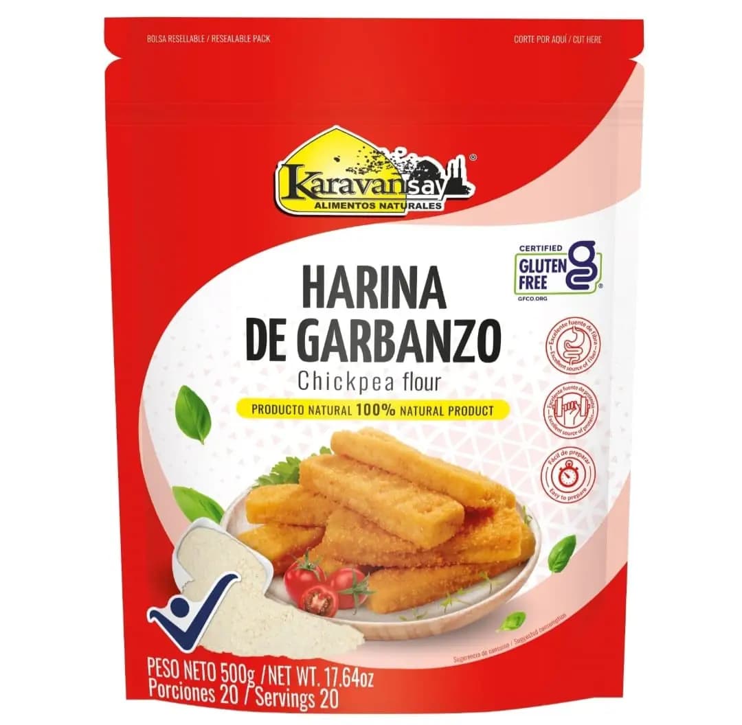 Harina de garbanzo x 500grs Doy pack
