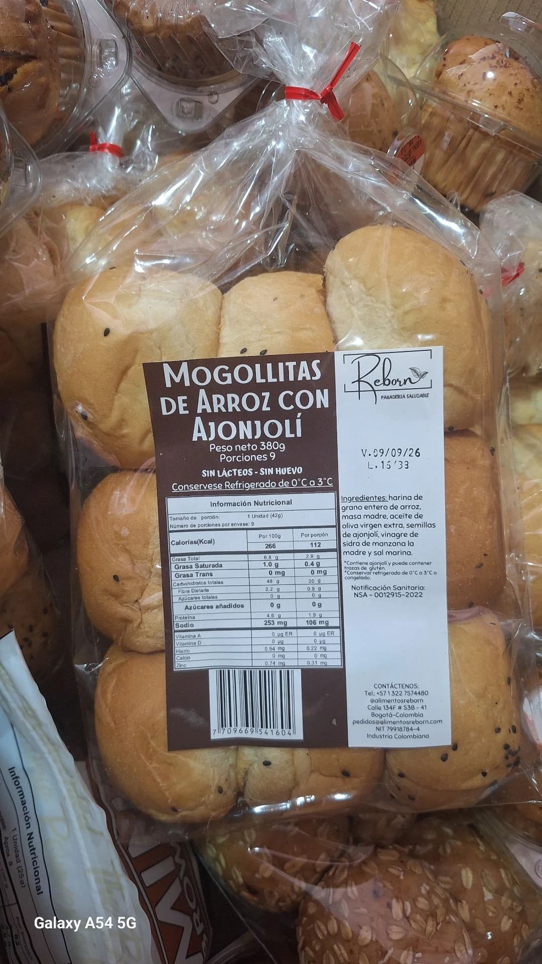 Mogollas de arroz con ajonjoli Reborn