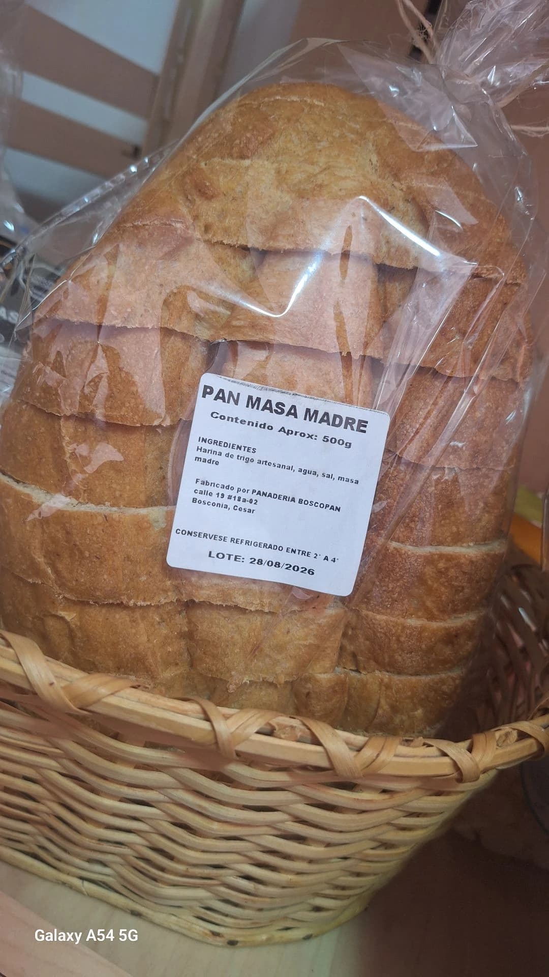 Pan 100% masa madre