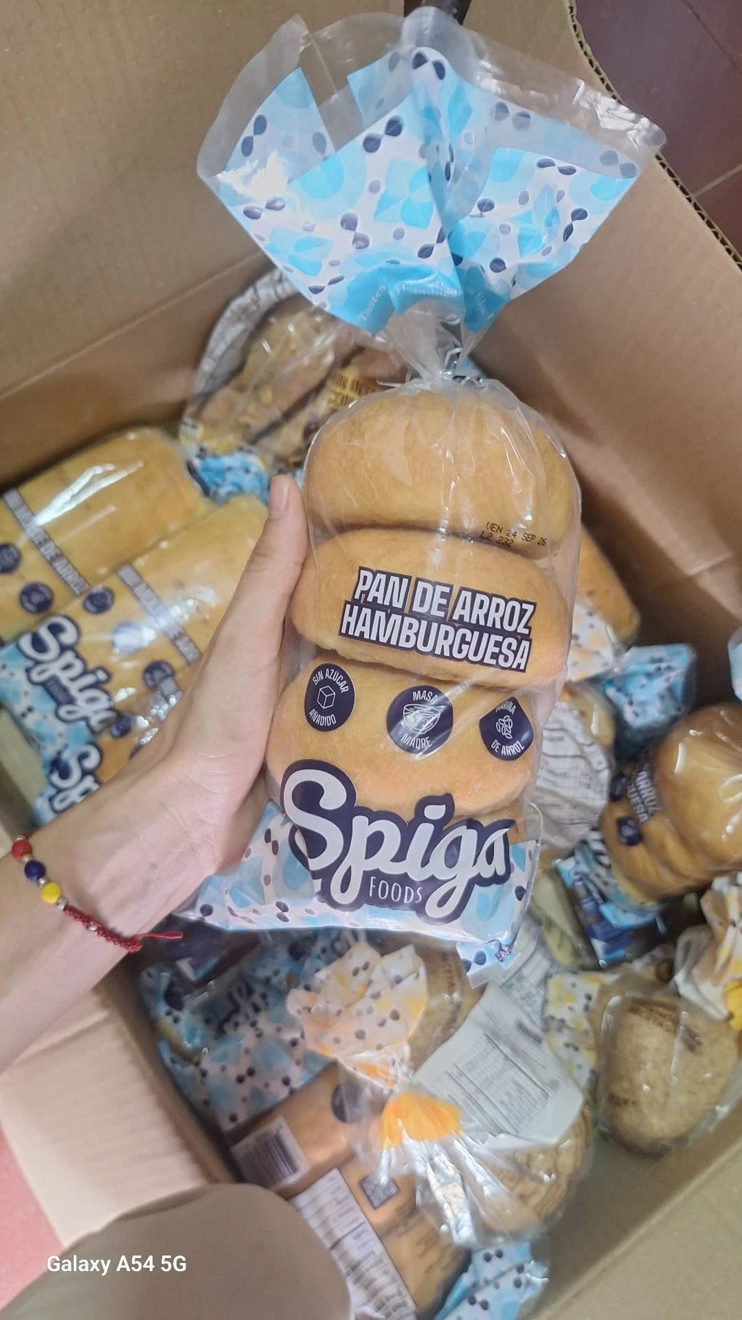 Pan de arroz hamburguesa Spiga