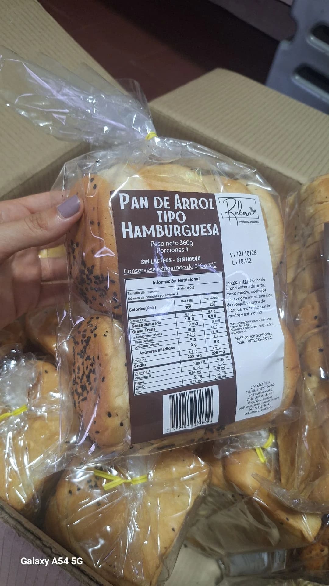 Pan hamburguesa Reborn