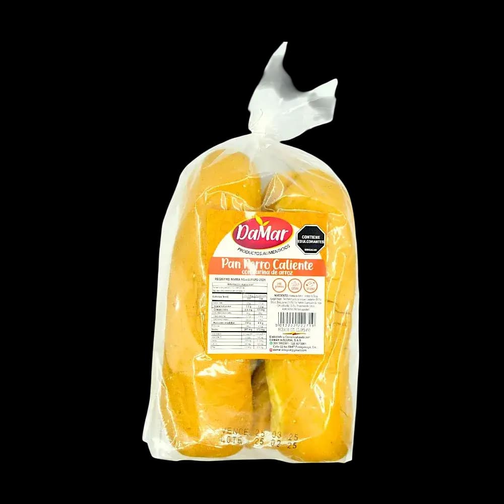 Pan perro 4 uni x 240grs Damar