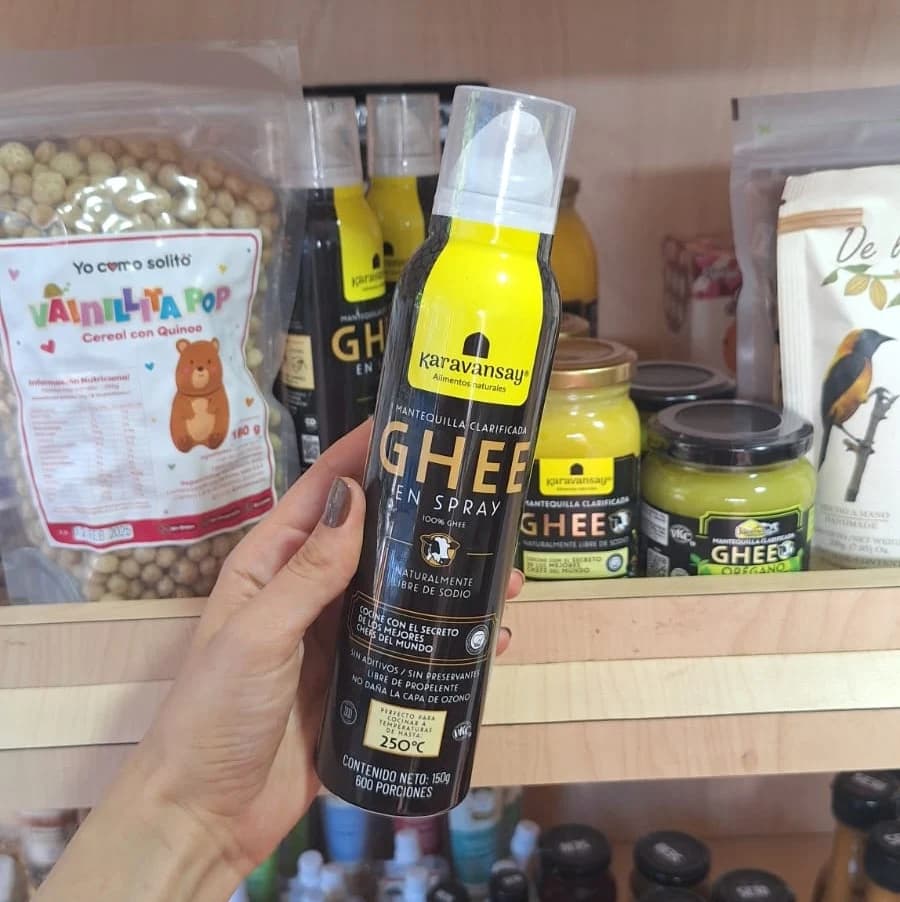 Mantequilla ghee en spray 150grs